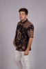 Baju Batik Lengan Pendek Motif Wayang Batik Katun Solo Janaka-KBTK-00054---2